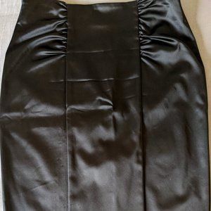 bebe Satin Pencil Skirt